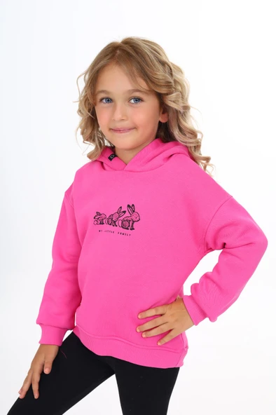 Toontoy Kız Çocuk Baskılı Sweatshirt - Resim 6