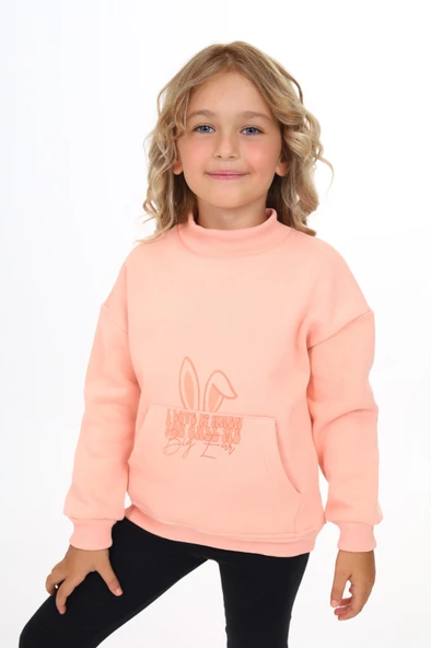 Toontoy Kız Çocuk Baskılı Sweatshirt - Resim 10