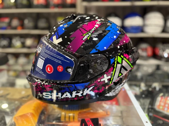 KASK SHARK SKWAL İ3 HELLCAT +RENKLİ CAM - Resim 2