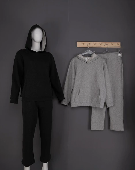 Unisex Kapüşonlu Günlük Eşofman Takımı Baveno ürün görseli 1