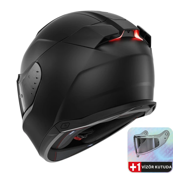 Kask Shark Skwal İ3 Dark Shadow Edition Mat Black - Resim 2