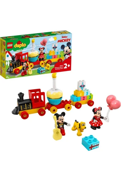 LEGO DUPLO® Disney Mickey ve Minnie Doğum Günü Treni 10941  Eğitici Yapım Seti (22 Parça) ürün görseli 1