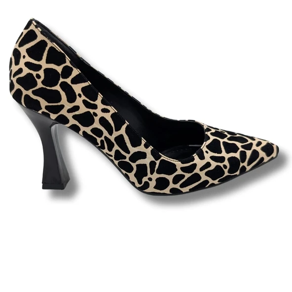 Zivanta Leopar Desenli Kadın Stiletto ürün görseli 1