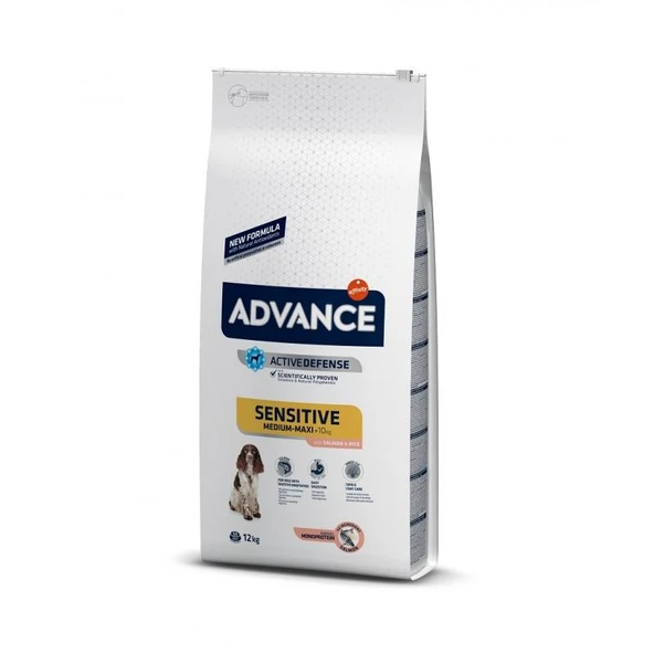Advance Dog Sensitive Salmon Somonlu Yetişkin Köpek Maması 12 kg ürün görseli 1