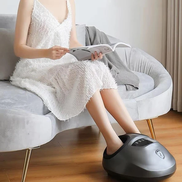 Valkyrie Isı Zaman Hava Basınç Ayarlı Ayak Masaj Aleti Shiatsu Foot Massager Kumandalı ürün görseli 1
