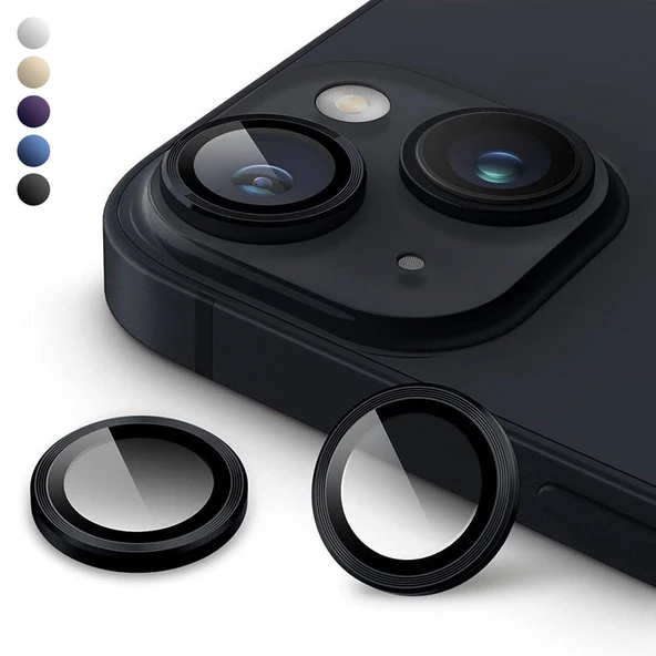 iPhone 14 / iPhone 14 Plus Raze Metal Kamera Lens Koruyucu ürün görseli 1