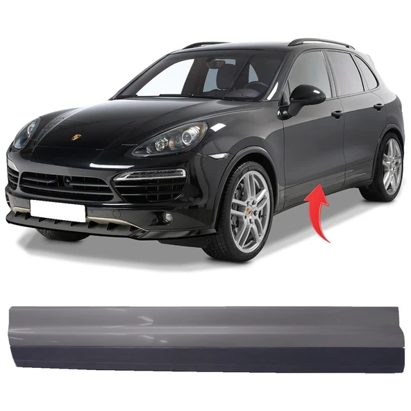 Porsche Cayenne Sol Ön Kapı Alt Bandı 2011-2015 95855978704 ürün görseli 1