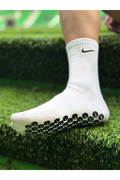 Kaydırmaz Silikon Tabanlı Futbol Çorabı Havlu Taban Dikişsiz Pro Maç Çorabı Sporcu Tozluk Halı Saha ürün görseli 1