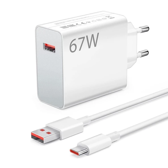 Tonex 67W USB-A to Type-C Kablolu Şarj Aleti ürün görseli 1