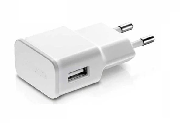 5V 2A - Samsung, ipad, iphone Tablet ve Cep Telefonu USB ŞARJ ADAPTÖR  KAFA BEYAZ (5.0V/2000ma) ürün görseli 1