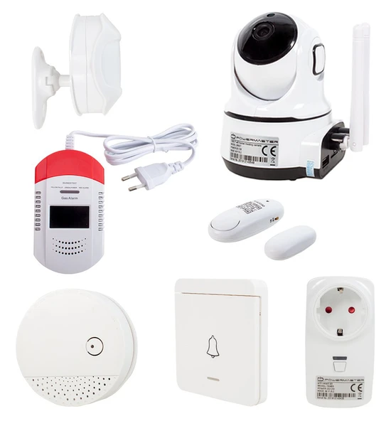 Powermaster PM-19465 Wifi Kameralı Smart Home Akıllı Ev Otomasyon Güvenlik Sistemi ürün görseli 1