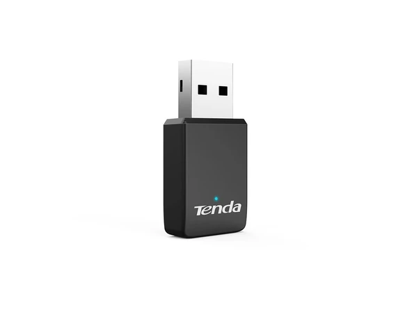 TENDA U9 200Mbps+433Mbps AC650 Wireless Dual Band  Auto-Install USB Adapter ürün görseli 1