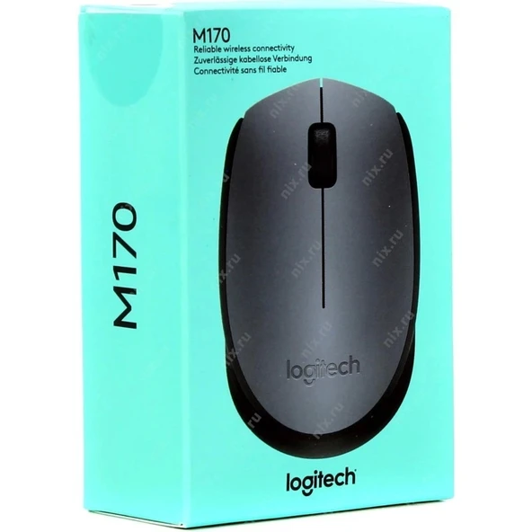 LOGITECH M170 Gri Kablosuz Mouse (910-004642) ürün görseli 1
