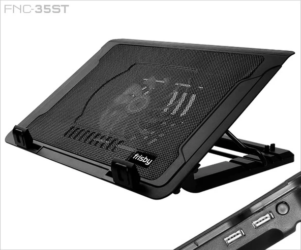 FRISBY FNC-35ST Standlı 14cm Fanlı Notebook Soğutucu ürün görseli 1