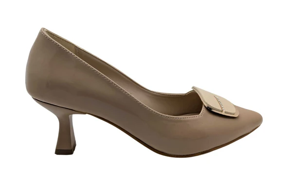 Çiğdem Kundura Veloura Stride Kadın Suni Deri Stiletto ürün görseli 1
