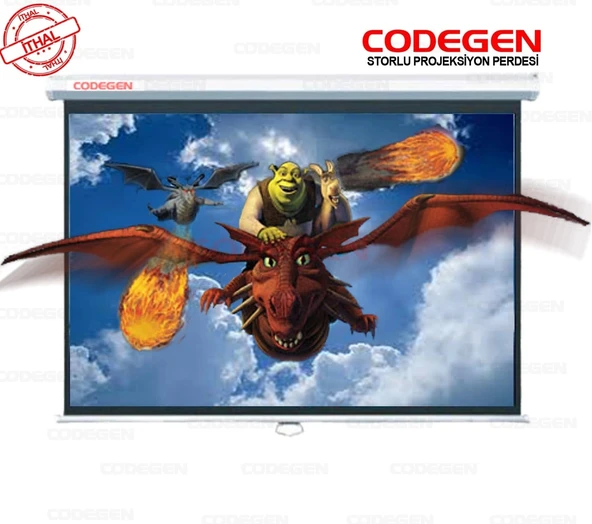 CODEGEN AX-20 200x200 Storlu Projeksiyon Perdesi ürün görseli 1