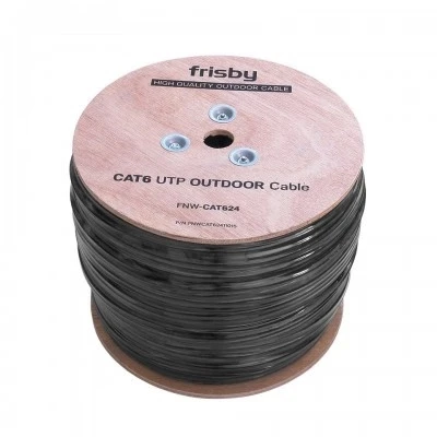 FRISBY FNW-CAT624 Outdoor CAT6 305m UTP 23AWG  Kablo ürün görseli 1