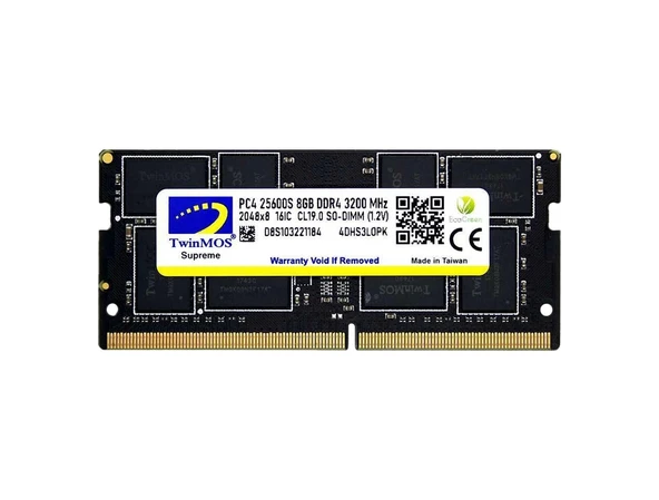 TwinMOS Sodimm 8 GB 3200MHz DDR4 Notebook Ram ürün görseli 1