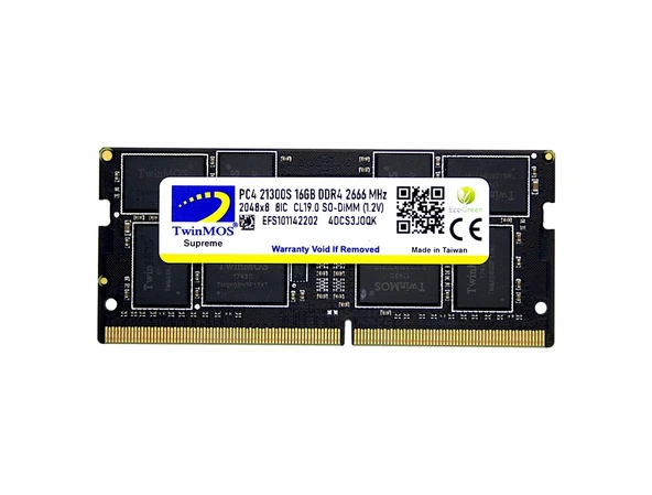 TwinMOS Sodimm 16 GB 2666MHz DDR4 Notebook Ram ürün görseli 1