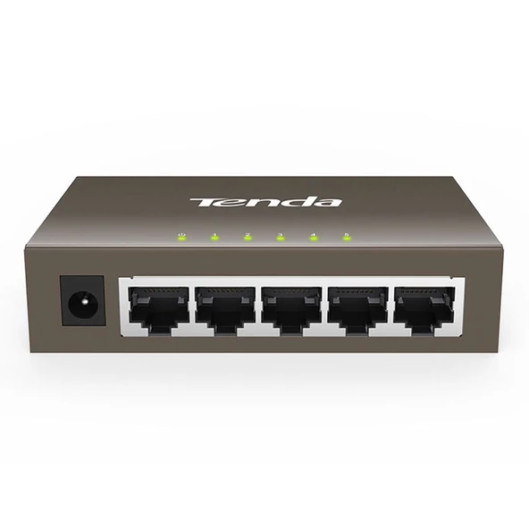 TENDA TEG1005D 5GE Port Metal Desktop Switch ürün görseli 1