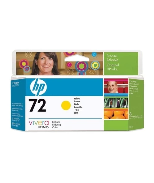 HP C9373A Yellow Mürekkep Kartuş (72) ürün görseli 1