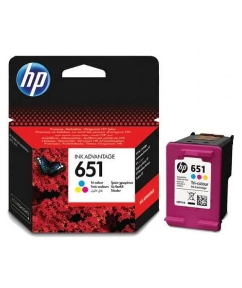 HP C2P11AE CMY Mürekkep Kartuş (651) ürün görseli 1
