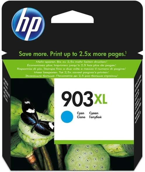 HP T6M03AE Cyan Mürekkep Kartuş (903XL) ürün görseli 1