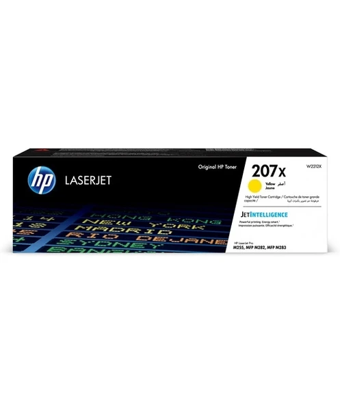HP W2212X Yellow Toner Kartuş (207X) ürün görseli 1