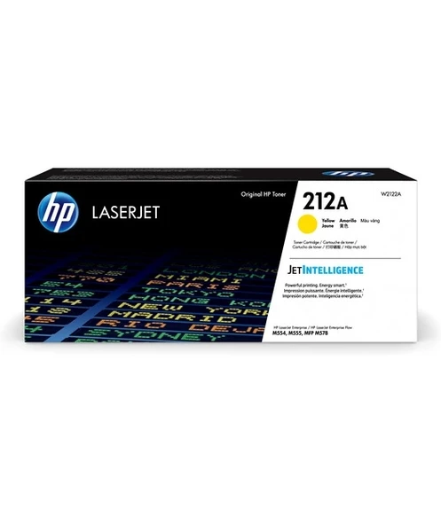 HP W2122A Yellow LaserJet Toner (212A) ürün görseli 1