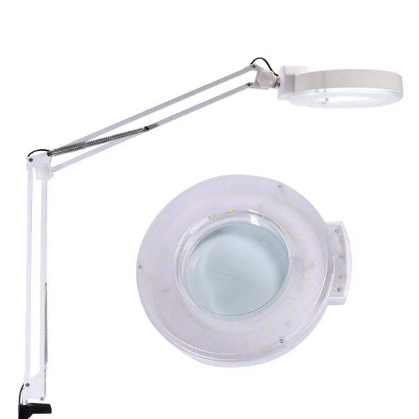 WellHise 298-LED Masa Tipi Led Büyüteç Işıklı 5X Zoom 5 Diop ürün görseli 1