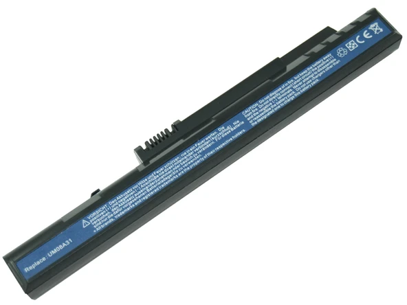 RETRO Acer Aspire One A110, A150, ZG5 Notebook Bataryası - Siyah - 3 Cell ürün görseli 1