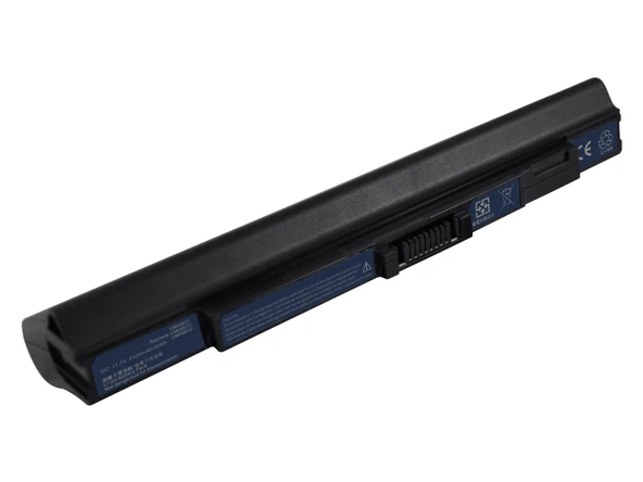 RETRO Acer Aspire One 531, 531h, 751, 751h Notebook Bataryası - Siyah - 6 Cell ürün görseli 1