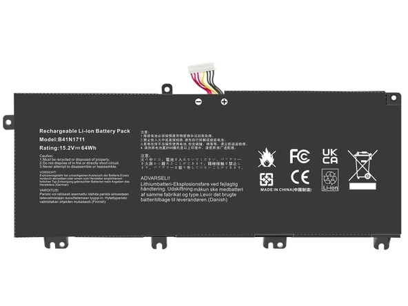RETRO Asus FX503V, B41N1711 Notebook Bataryası ürün görseli 1
