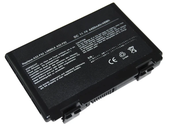 RETRO Asus F52, F82, K40, K50, K60, K61, A32-F52 Notebook Bataryası ürün görseli 1
