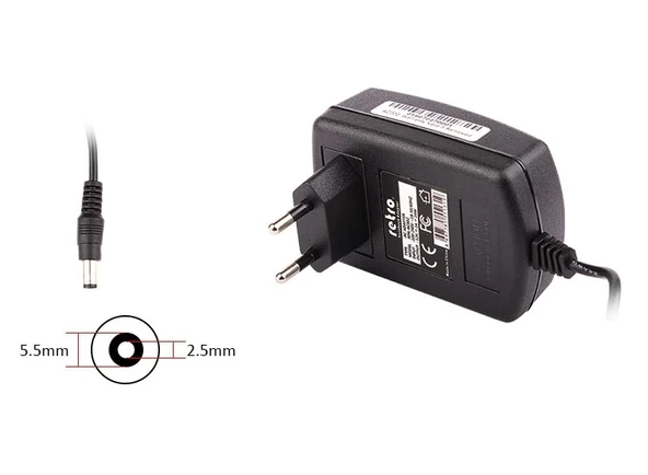RETRO 12V 2A 24W External Hdd, Uydu Alıcı, Şerit Led Adaptörü ürün görseli 1