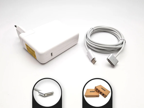 RETRO Apple MacBook 140W USB-C PD Adaptör RPA-AC327 ürün görseli 1