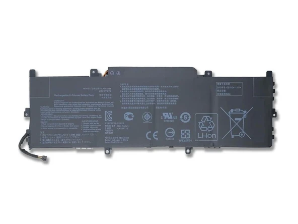 RETRO Asus UX331F, UX331U Notebook Bataryası - Ver.1 (C41N1715) ürün görseli 1