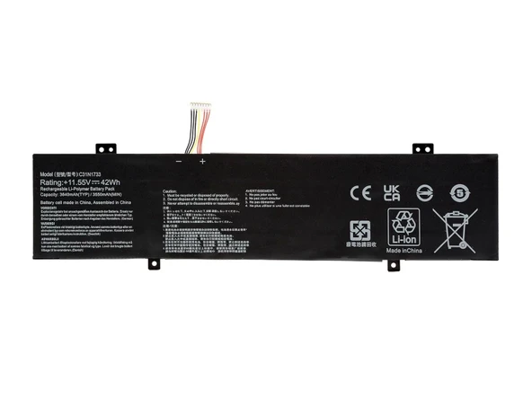RETRO Asus TP412U, C31N1733 Notebook Bataryası ürün görseli 1