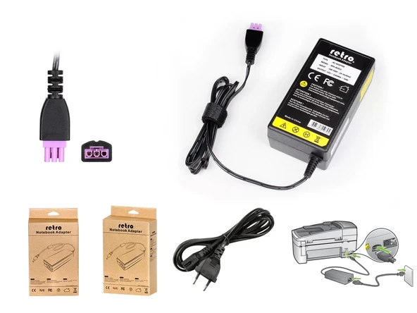 RETRO Hp +32V 1560mA 50W Printer (Yazıcı) Adaptörü ürün görseli 1
