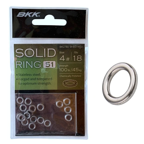 BKK Solid Ring-51 Assist Halkası No:4 (18'li Paket) ürün görseli 1