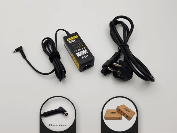 RETRO Sony 19.5V 2A 39W VGP-AC19V74 Notebook Adaptör RPA-AC203 ürün görseli 1