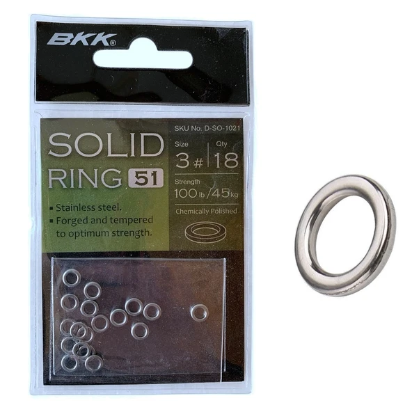 BKK Solid Ring-51 Assist Halkası No:3 (18'li Paket) ürün görseli 1