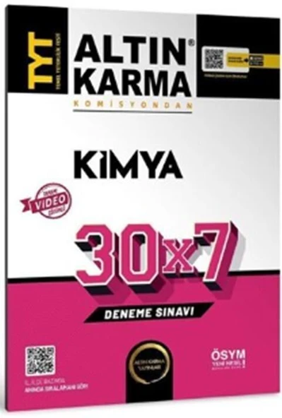 TYT Kimya 30 x 7 Deneme Altın Karma Yayınları ürün görseli 1