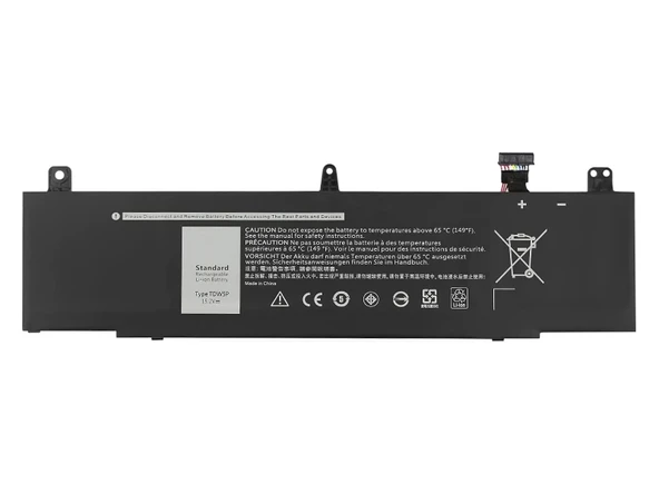 RETRO Dell Alienware 13 R3, TDW5P Notebook Bataryası ürün görseli 1