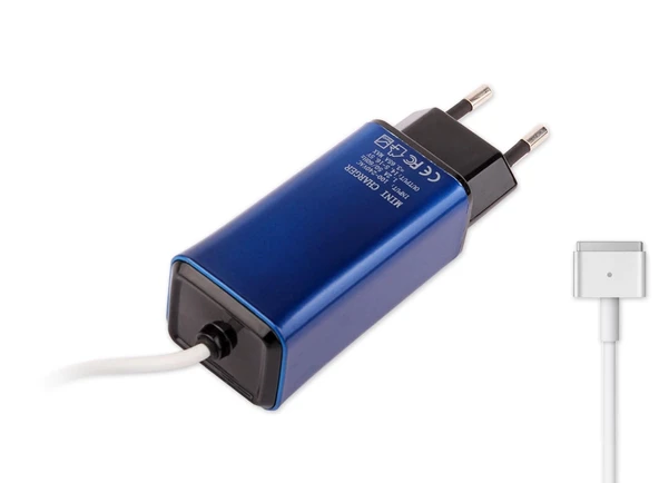 RETRO-Color, Apple MacBook 45W-60W MagSafe 2 Mini Adaptör - Mavi ürün görseli 1