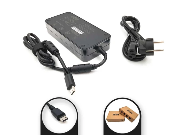 RETRO MSI 20V 14A 280W 4 Pin USB Tip Notebook Adaptör RPA-AC343 ürün görseli 1
