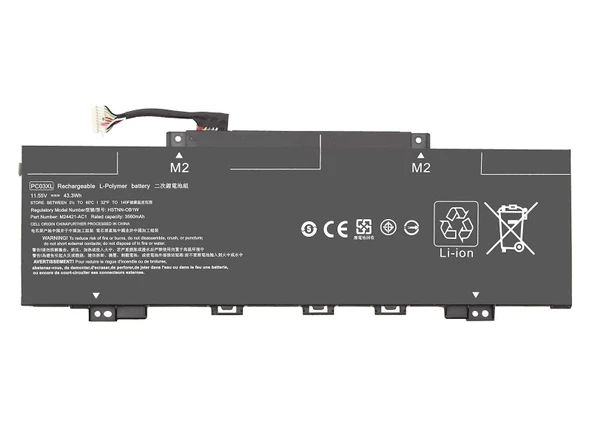 RETRO Hp Pavilion Aero 13-be0000, PC03XL Notebook Bataryası ürün görseli 1