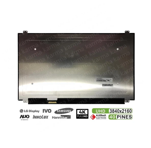 B173ZAN01.0 17.3" inç 40pin LCD Ekran, Panel 3840*2160 UHD IPS 4K / 60Hz (Sol Soket) ürün görseli 1