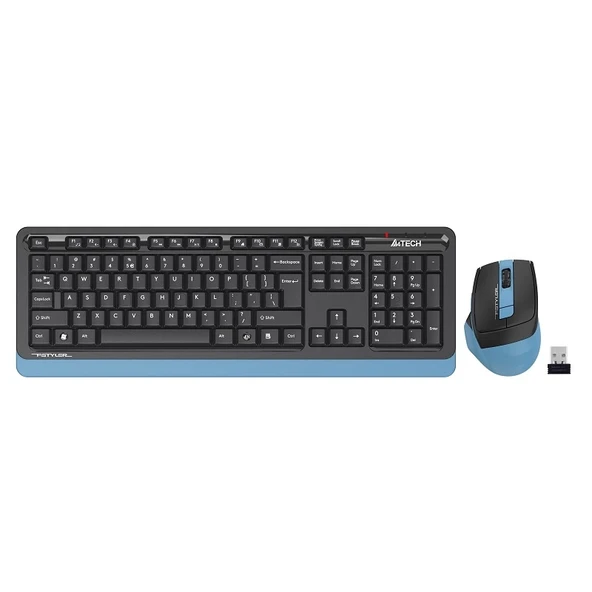 A4 TECH FG1035 2.4G MAVİ Q FN-MM KLV+OPT.MOU 2000D ürün görseli 1