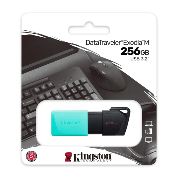 256GB USB3.2 DTXM/256GB Exodia M KINGSTON ürün görseli 1